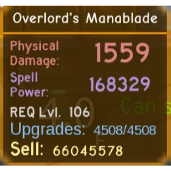 Overlord's Manablade