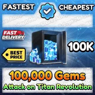 Attack on titan revolution 100k gemS