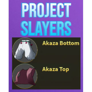 Project Slayers - Akaza Sets - Game Items - Gameflip