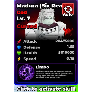 MADURA (SIX REALM) CURSED VIKING | ROLL ANIME TO FIGHT