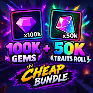 Anime dice - 50k TRAITS & 100k GEMS 