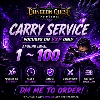 DUNGEON QUEST REBORN CARRY SERVICE
