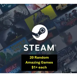 Fun on a Budget: 20 Exciting Steam Game keys for Just $19.99!