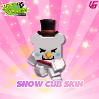  Snow Cub Skin| BEE SWARM SIMULATOR