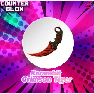  Counter Blox | Karambit Crimson Tiger