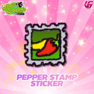 Pepper Stamp Sticker | BEE SWARM SIMULATOR