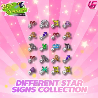 x12 DIFFERENT STAR SIGNS COLLECTION  | BEE SWARM SIMULATOR