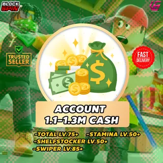 Block Spin | Account  1.1-1.3M Cash