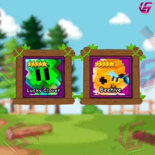Garden Tower Defense Lucky Clover + Beehive