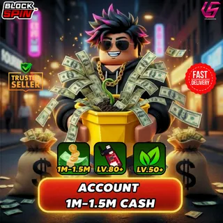 BlockSpin Account 1M-1.5M Cash (Auto Delivery)