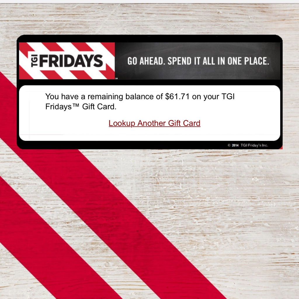 61 Tgi Gift Card Other Gift Cards Gameflip