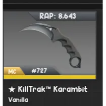 mc bloxstrike karambit stattrack 28