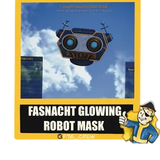 Fasnacht Glowing Robot Mask
