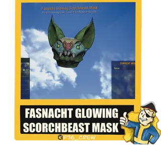 Fasnacht Glowing Scorchbeast Mask 