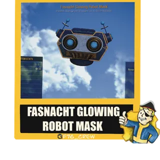 Fasnacht Glowing Robot Mask