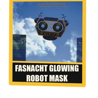 Fasnacht Glowing Robot Mask