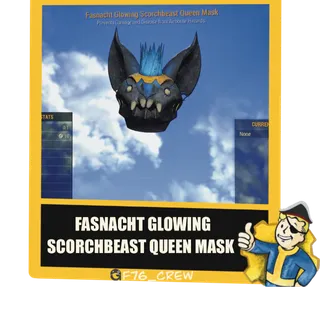 Fasnacht Glowing Scorchbeast Queen Mask