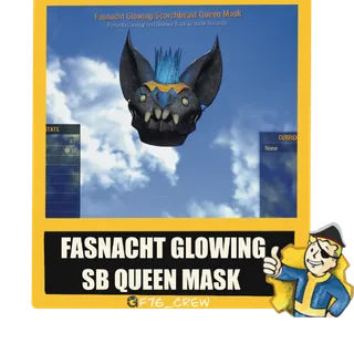 Fasnacht Glowing Scorchbeast Queen Mask
