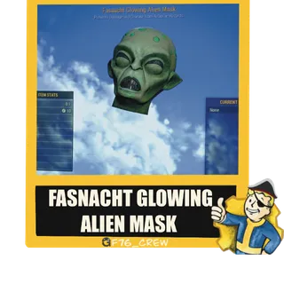 Fasnacht Glowing Alien Mask