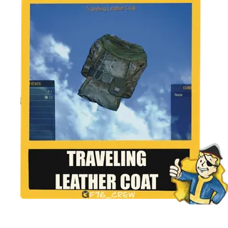 Traveling Leather Coat