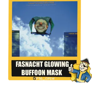 Fasnacht Glowing Buffoon Mask