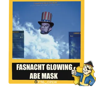Fasnacht Glowing Abe Mask