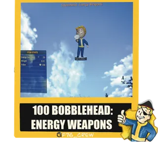 100 Energy Weapons Bobbleheads
