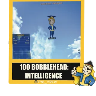 100 Intelligence Bobbleheads 