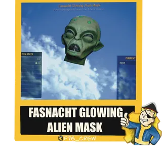 Fasnacht Glowing Alien Mask