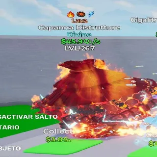 45.9qi/S 3 Traited Lava Capanna Distruttore