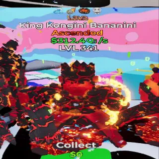 4T Lava King Kongini Bananini Lvl300