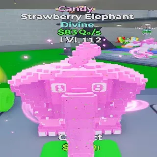 Candy Strawberry Elephant