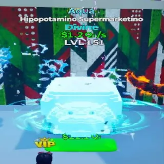 Aqua Hipopotamino Supermarketino