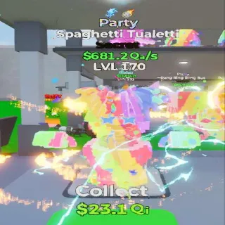 681Qa/S Party Spaghetti Tualleti