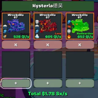 1.78sx/S Wreckzilla Bundle