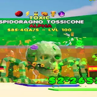 6 Traited  Toxic Spidoragno Tossicone