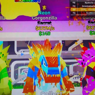 Neon Gorgonzilla