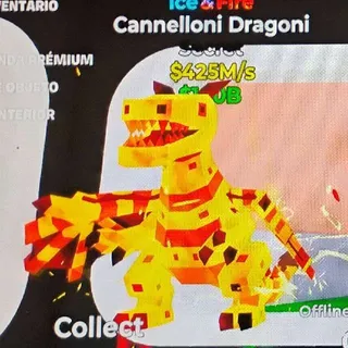 Cannelloni Dragoni ice fire