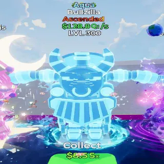 Aqua Bullzilla Lvl300