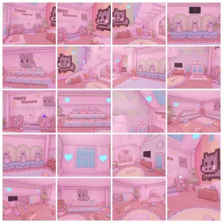 🐹🩷 Pixel Hippo Daycare 🌼☁️