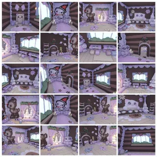 ❄️✨ Cozy Winter Pixel House 🎄🦌🐱