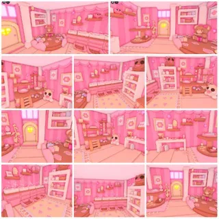 🐾 Cat-Themed Pink Tiny House 🎀