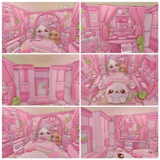 🐰💗 Pink Bunny Dream House 🍓✨