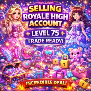 ✨💎 Royale High Lvl 75 – Trade Ready 👑✨