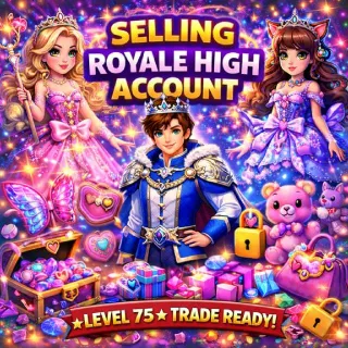 ✨💎 Royale High Lvl 75 – Trade Ready 👑✨