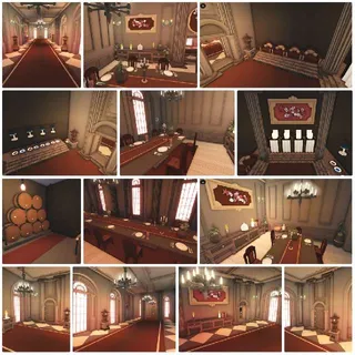 🏰✨ Royal Vintage Hall Home 🍷🕯️