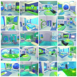 🫧🌿 Frutiger Aero Apartment 🌎💙