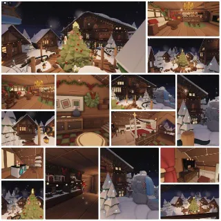 🎄 Cozy Vintage Christmas Village ❄️