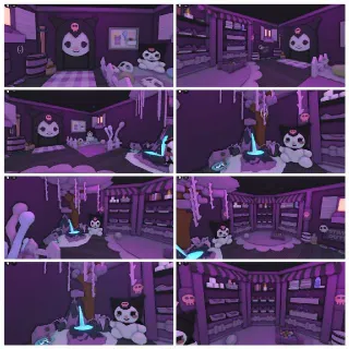 🖤💜 Kuromi Small Grind House 💜🖤