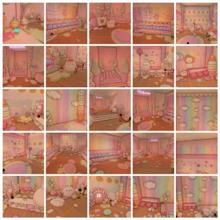 🌸🌈 Rainbow Cutecore Grind House ☁️🍡